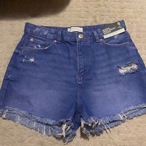Primark Jean shorts ripped bottoms